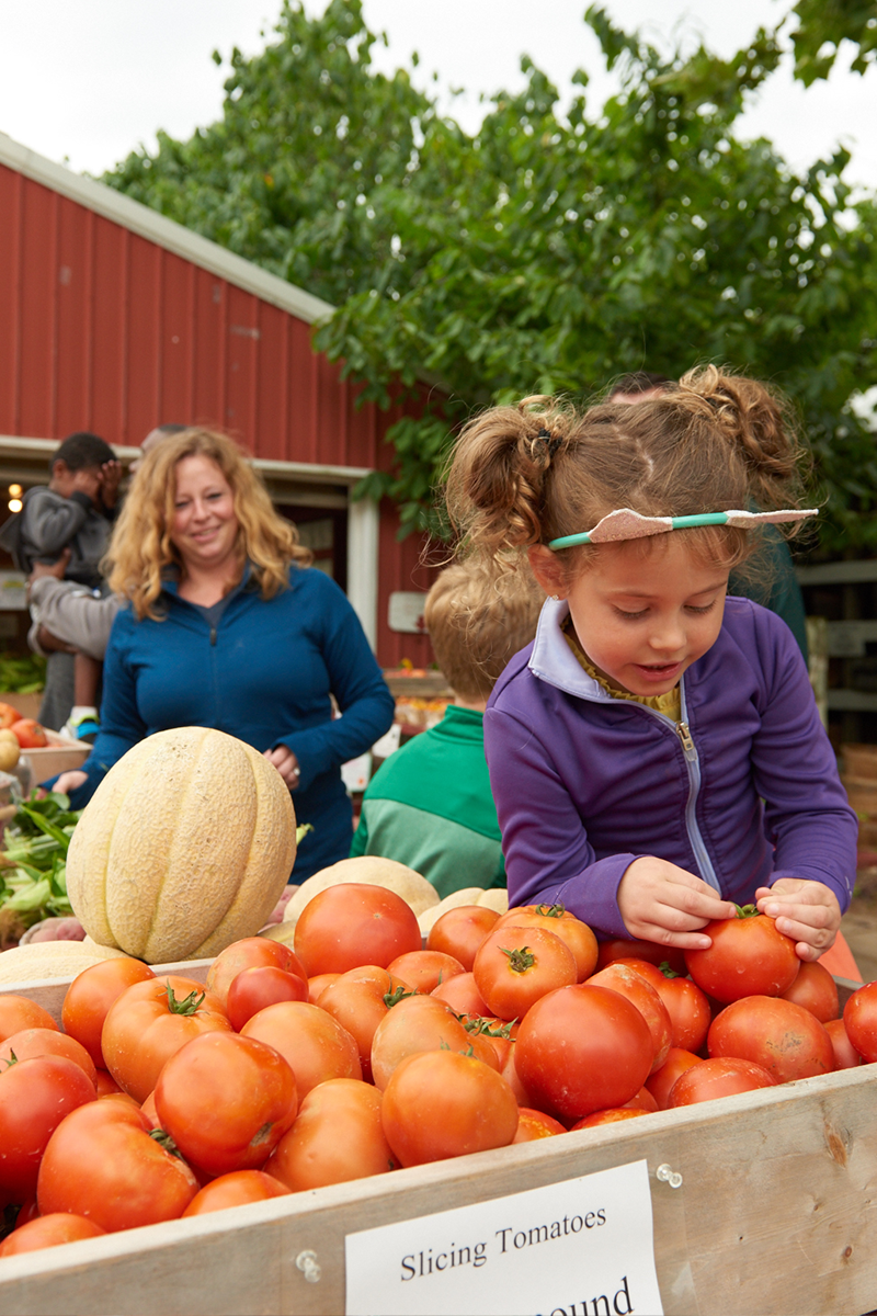 Family at Magicland Farmers Market
